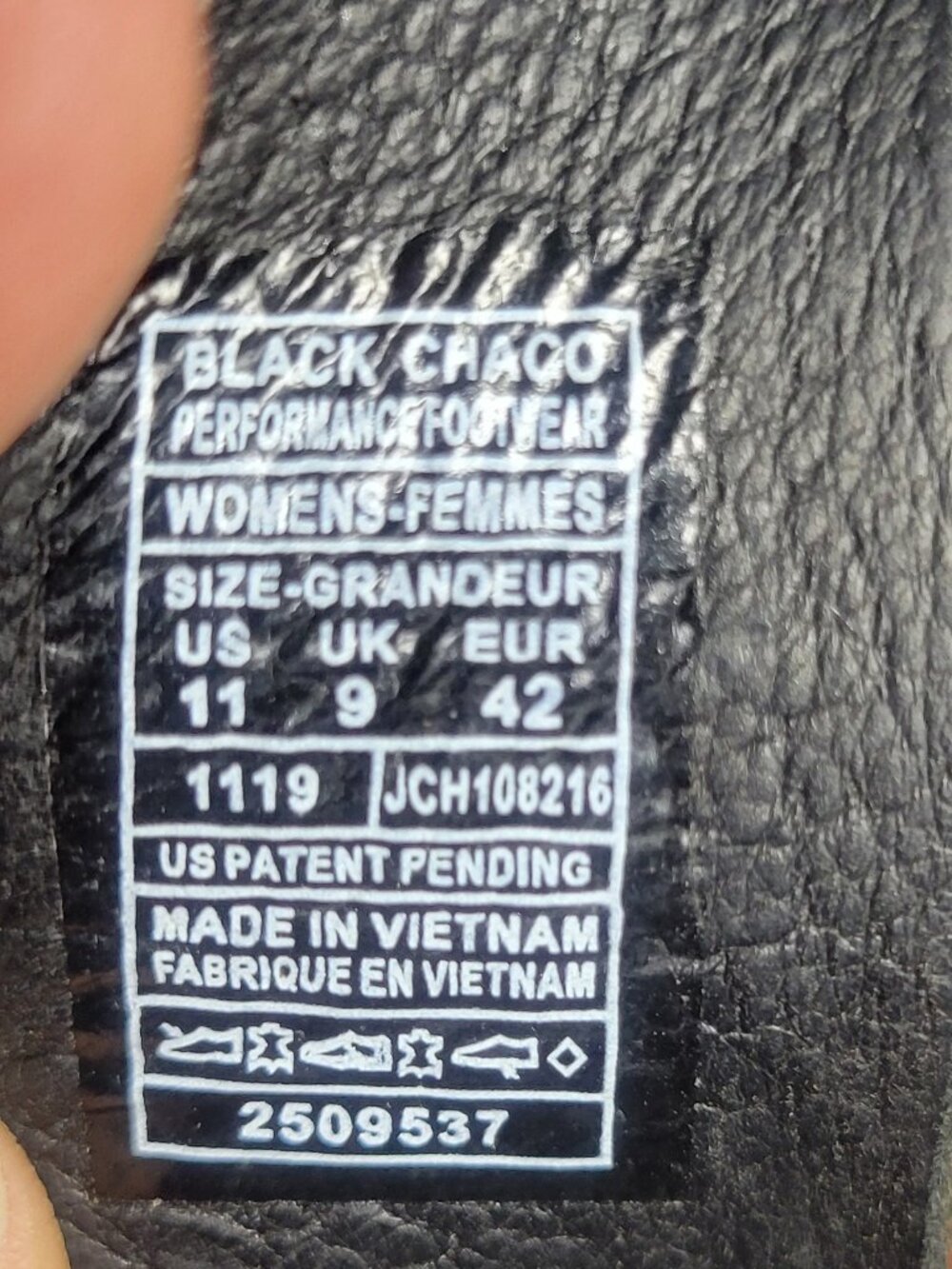 Chaco Wayfarer Black Leather Slide Sandals Women's 11 EU 42 - Picture 10 of 11
